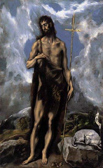 St. John the Baptist, El Greco